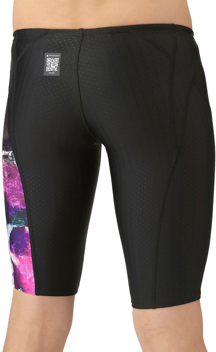 メンズ 競泳水着 レーシングスパッツ ハーフレッグ WA承認モデル