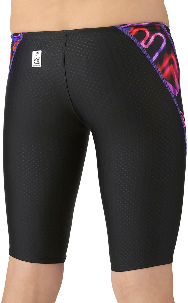 メンズ 競泳水着 レーシングスパッツ ハーフレッグ 水泳 公式 WA承認