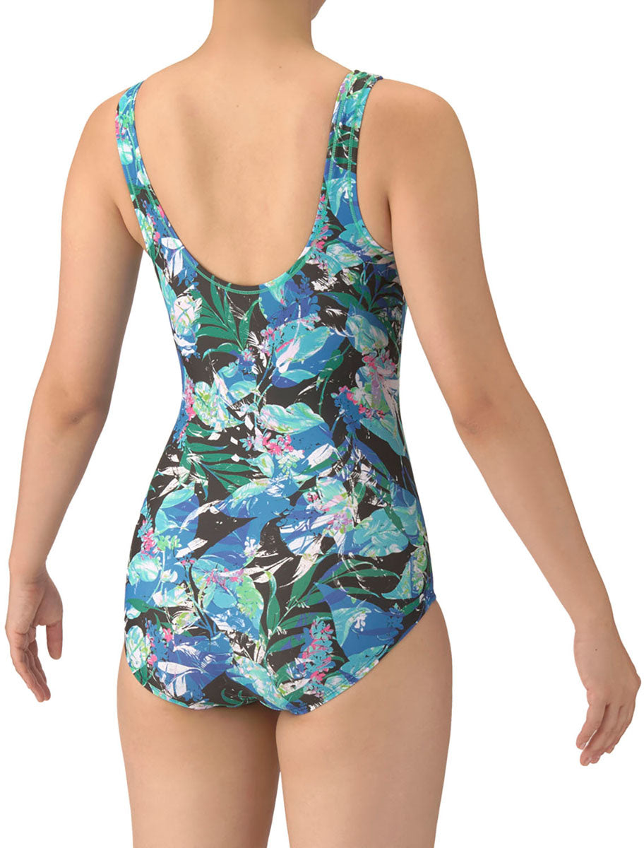 フィットネス水着 ワンピース Uバック・差し込みパッド