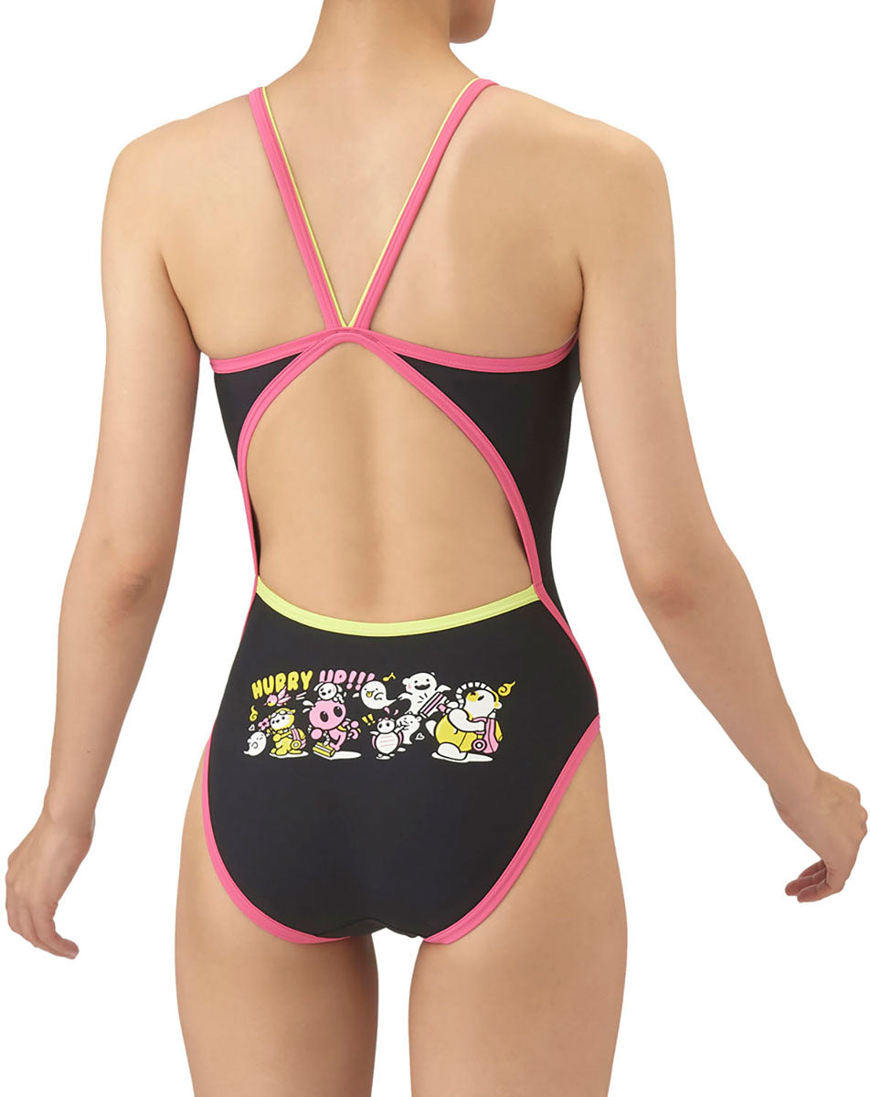 競泳トレーニング水着 ワンピース オープンバック