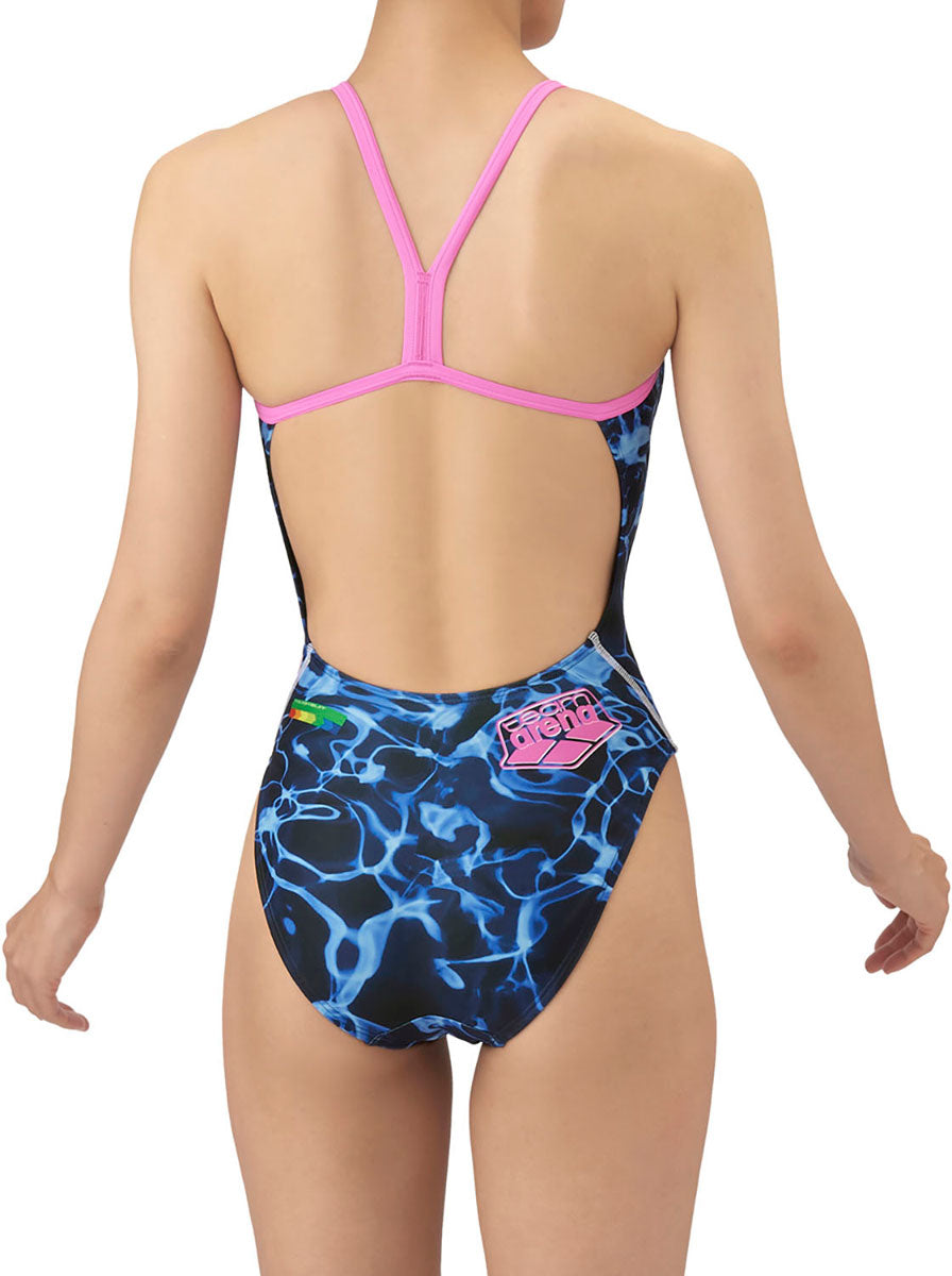 レディース 競泳トレーニング水着 ワンピース オープンバック 水泳 練習用