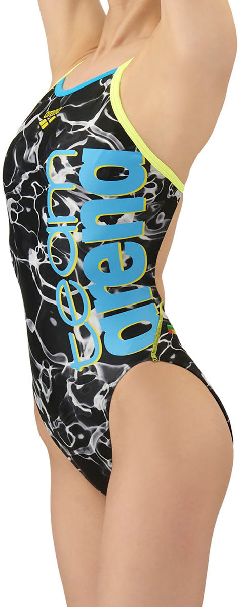 レディース 競泳トレーニング水着 ワンピース オープンバック 水泳 練習用