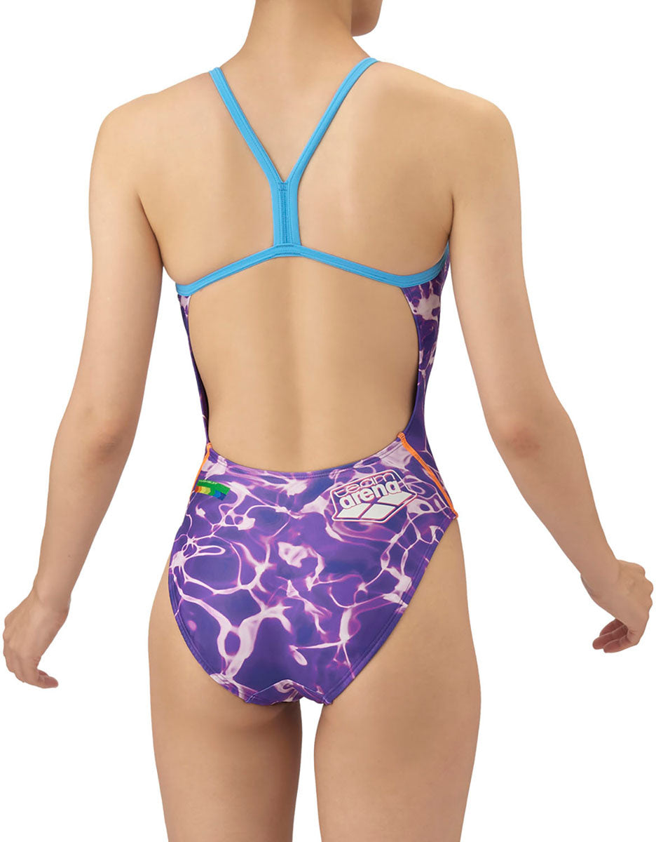 レディース 競泳トレーニング水着 ワンピース オープンバック 水泳 練習用