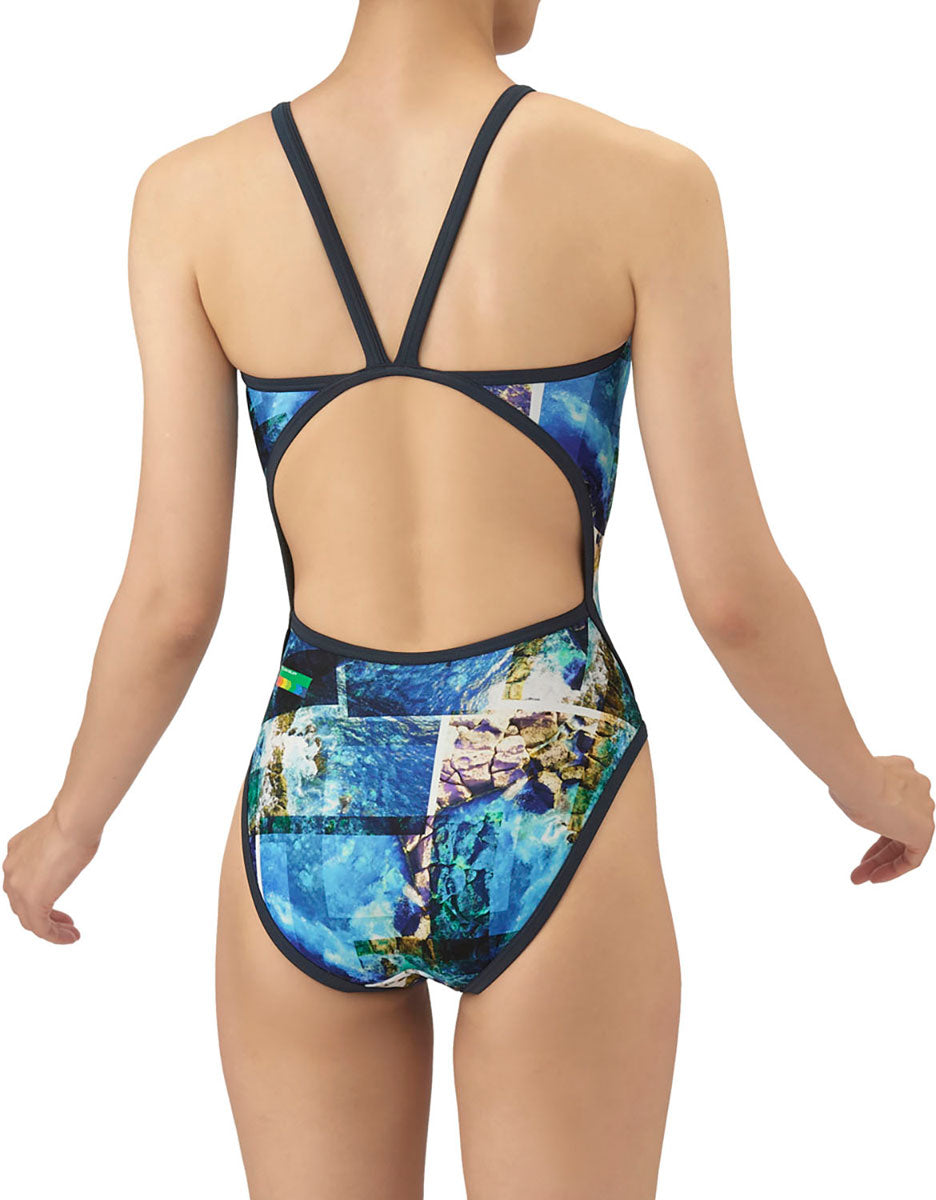 競泳トレーニング水着 ワンピース オープンバック