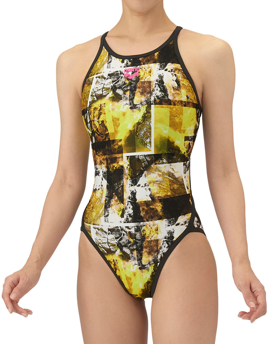 競泳トレーニング水着 ワンピース オープンバック