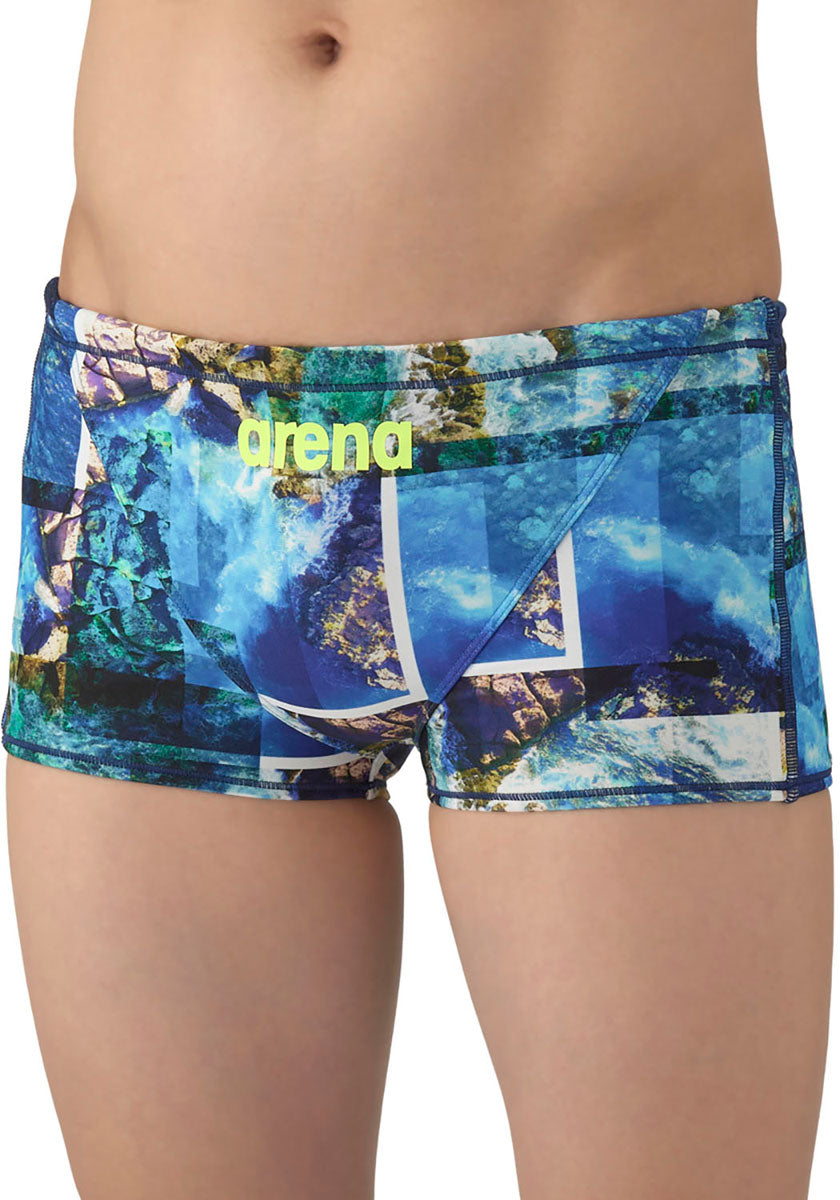 メンズ 競泳トレーニング水着 スパッツ ショートレッグ 水泳 練習用