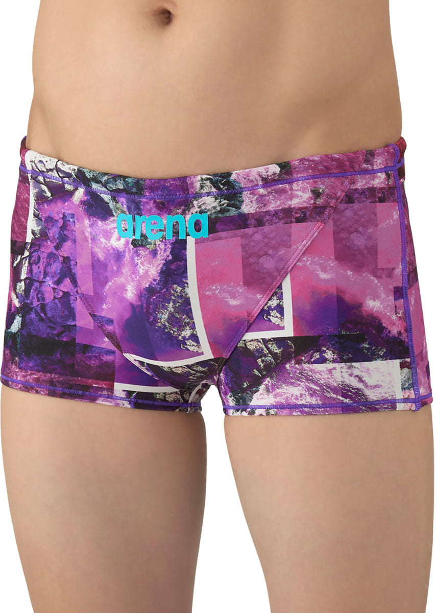 メンズ 競泳トレーニング水着 スパッツ ショートレッグ 水泳 練習用