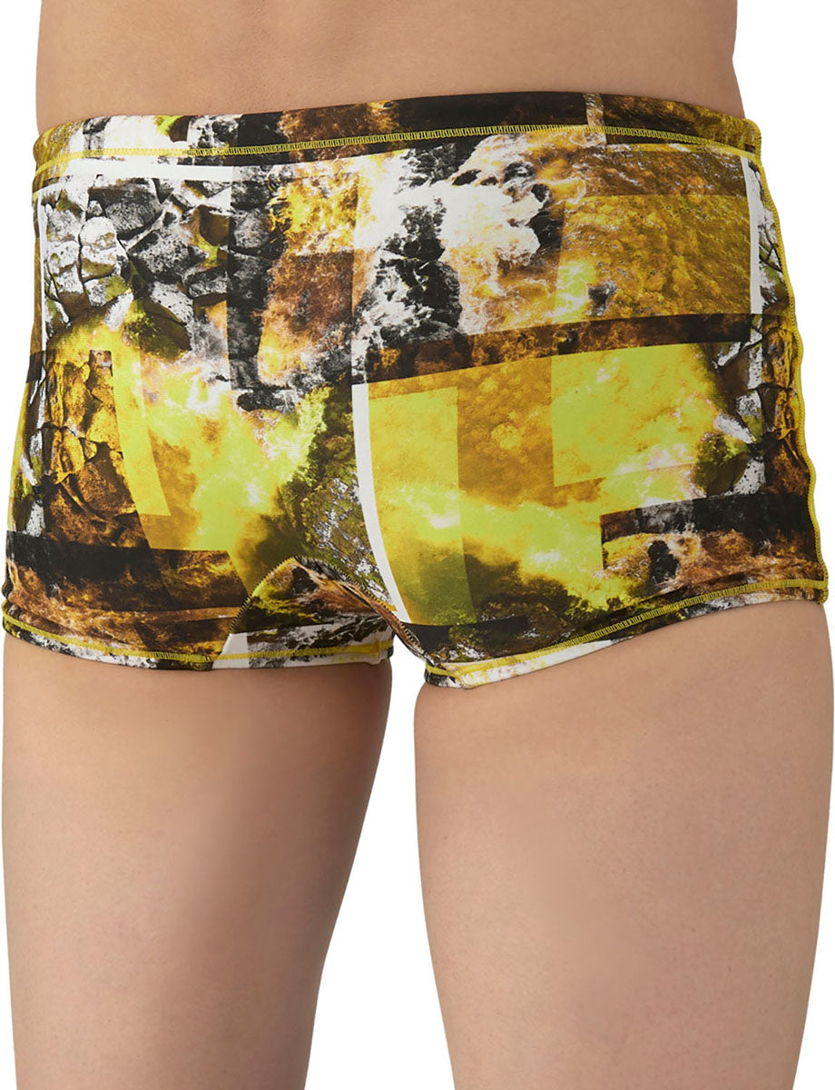 メンズ 競泳トレーニング水着 スパッツ ショートレッグ 水泳 練習用