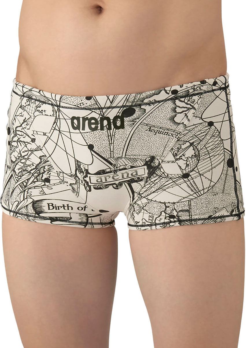 メンズ 競泳トレーニング水着 スパッツ ショートレッグ 水泳 練習用