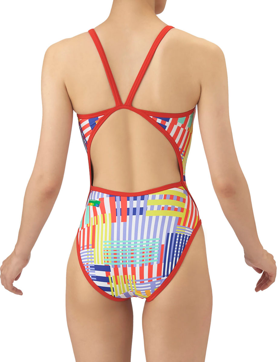 競泳トレーニング水着 ワンピース オープンバック