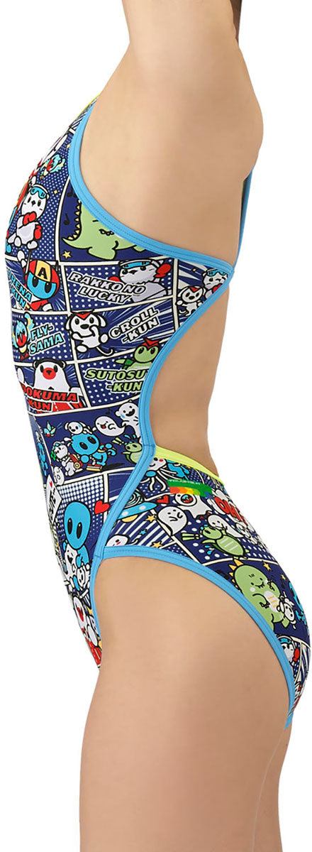 競泳トレーニング水着 ワンピース オープンバック