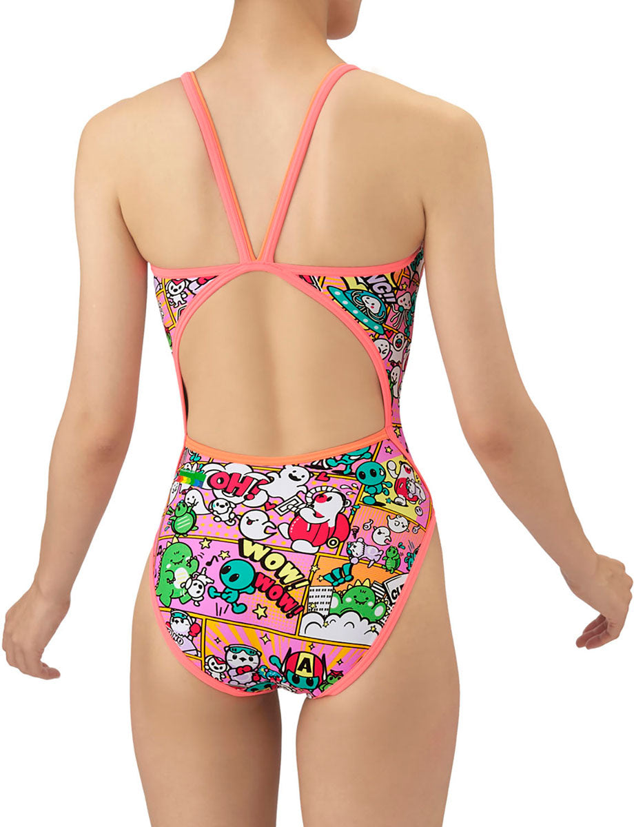 競泳トレーニング水着 ワンピース オープンバック