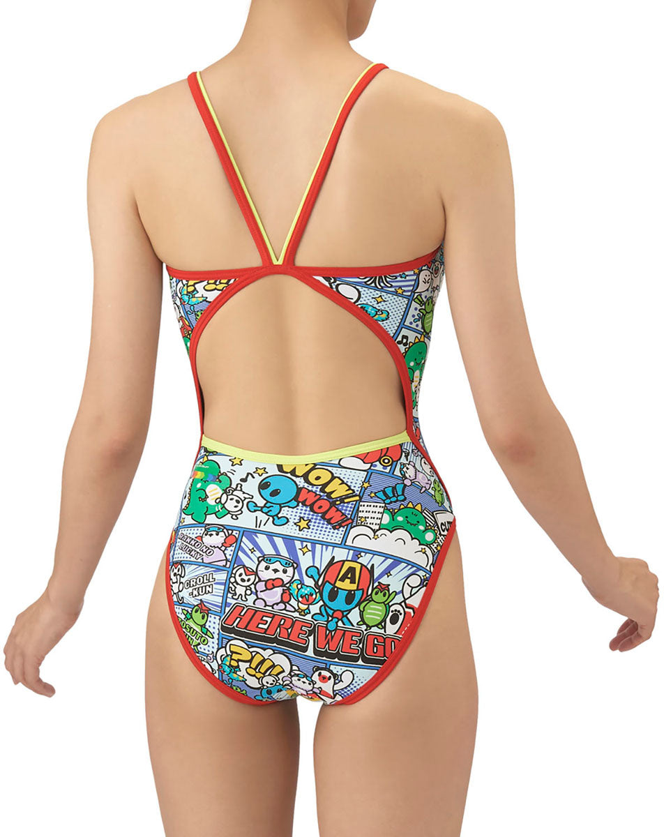 競泳トレーニング水着 ワンピース オープンバック