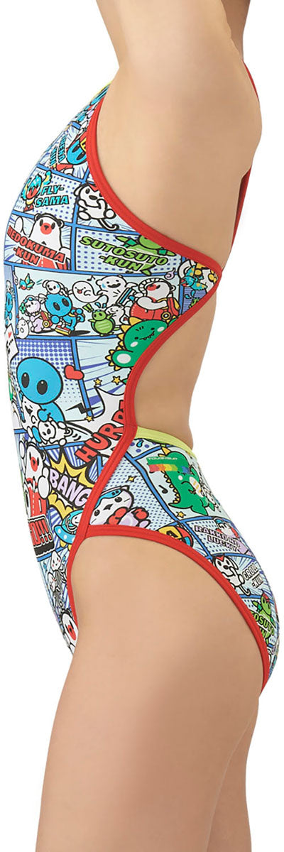 競泳トレーニング水着 ワンピース オープンバック