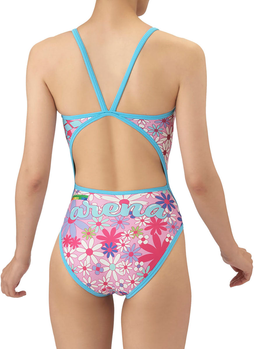 レディース 競泳トレーニング水着 ワンピース オープンバック 水泳 練習用