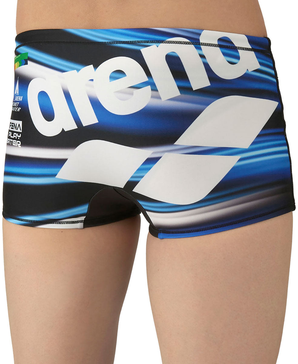 メンズ 競泳トレーニング水着 スパッツ ショートレッグ 水泳 練習用