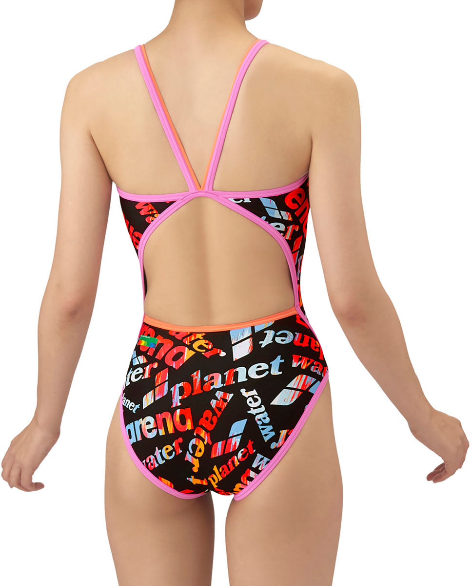 レディース 競泳トレーニング水着 ワンピース オープンバック 水泳 練習用