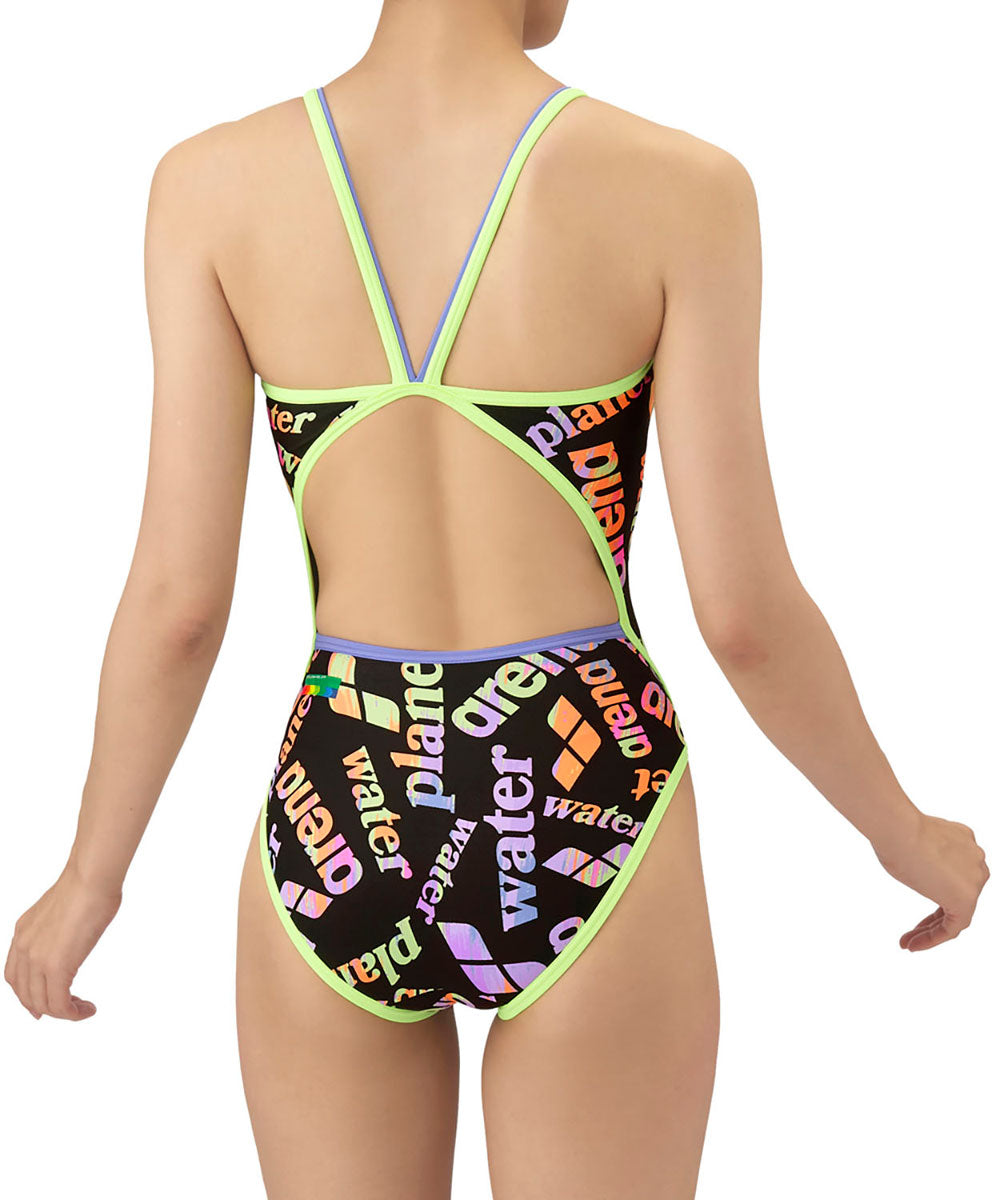 レディース 競泳トレーニング水着 ワンピース オープンバック 水泳 練習用