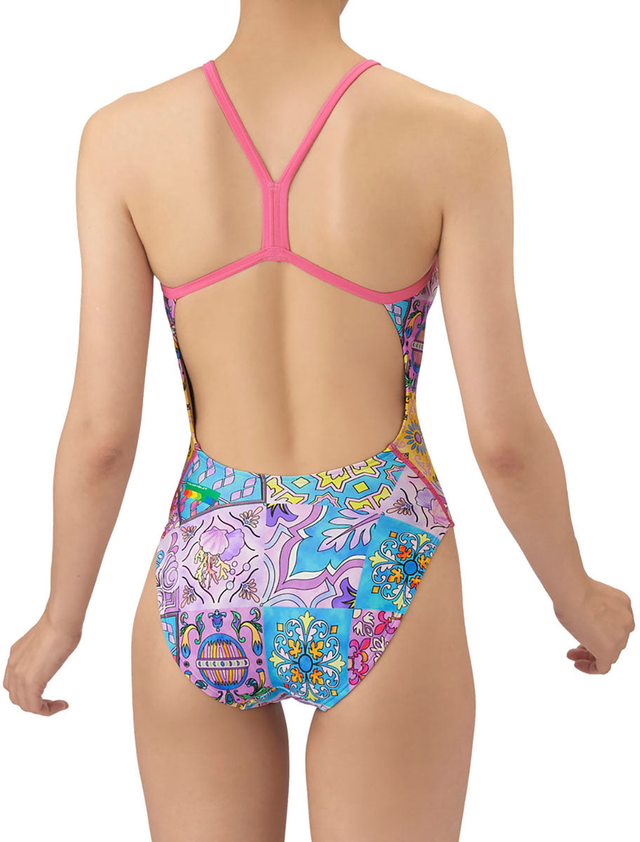 競泳トレーニング水着 ワンピース オープンバック