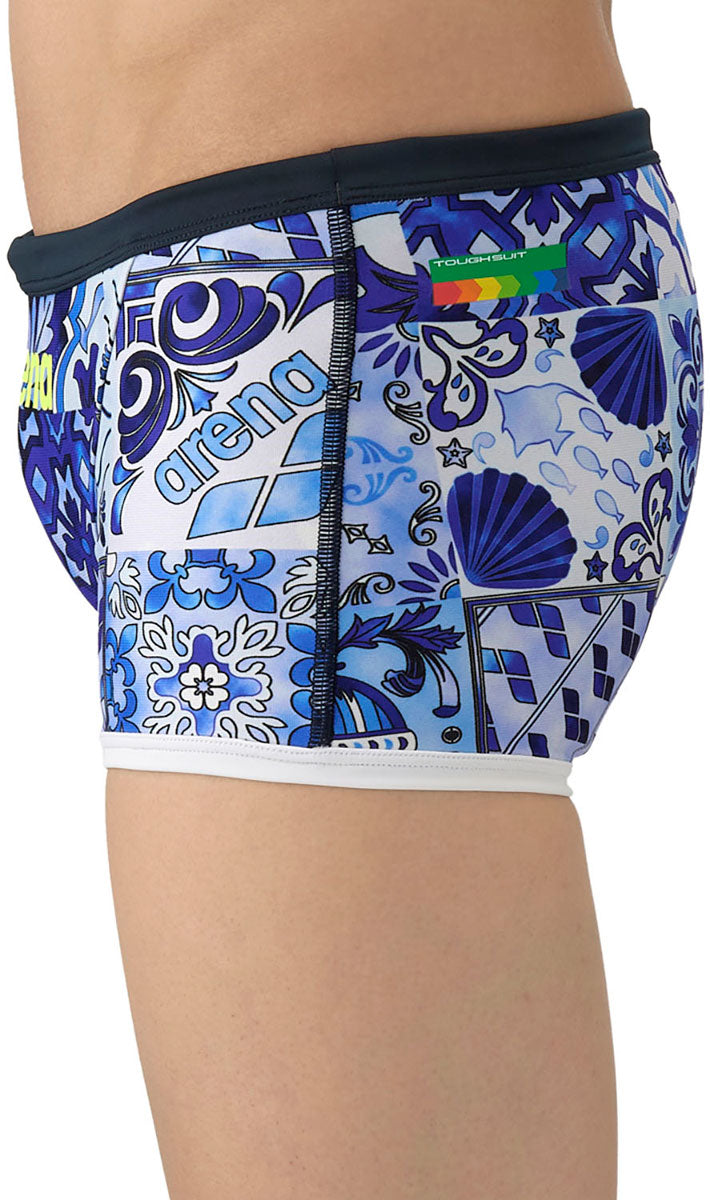 メンズ 競泳トレーニング水着 スパッツ ショートレッグ 水泳 練習用