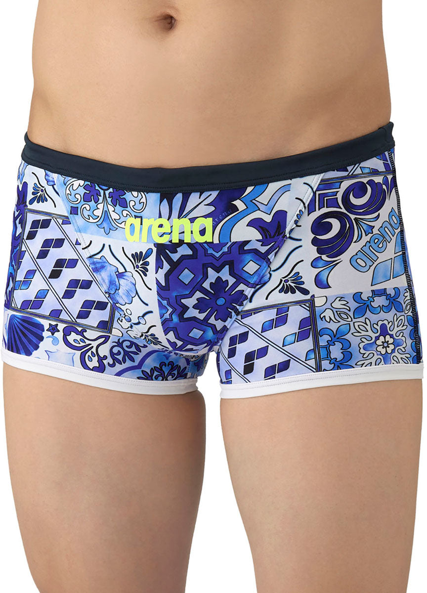 メンズ 競泳トレーニング水着 スパッツ ショートレッグ 水泳 練習用