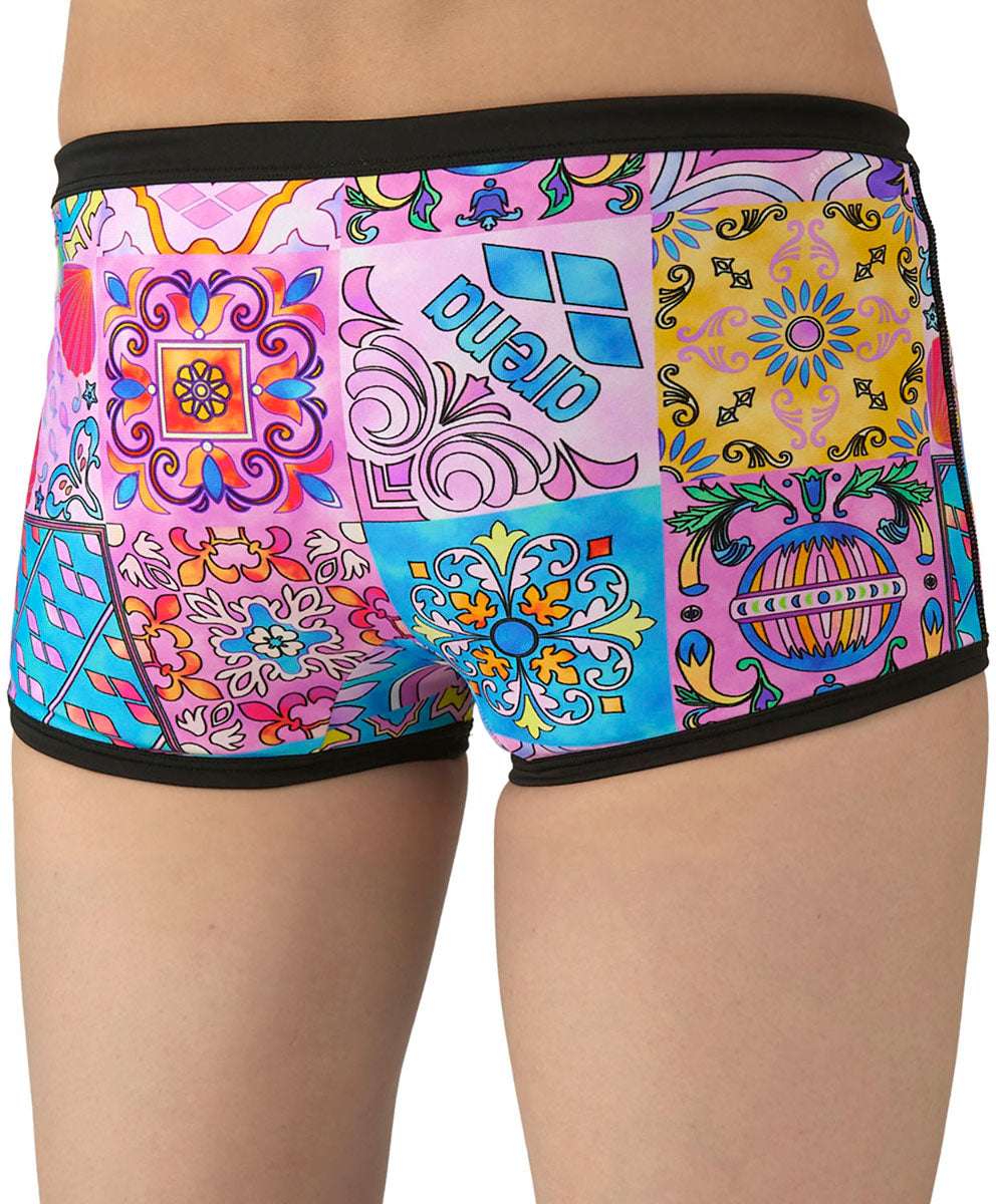 メンズ 競泳トレーニング水着 スパッツ ショートレッグ 水泳 練習用