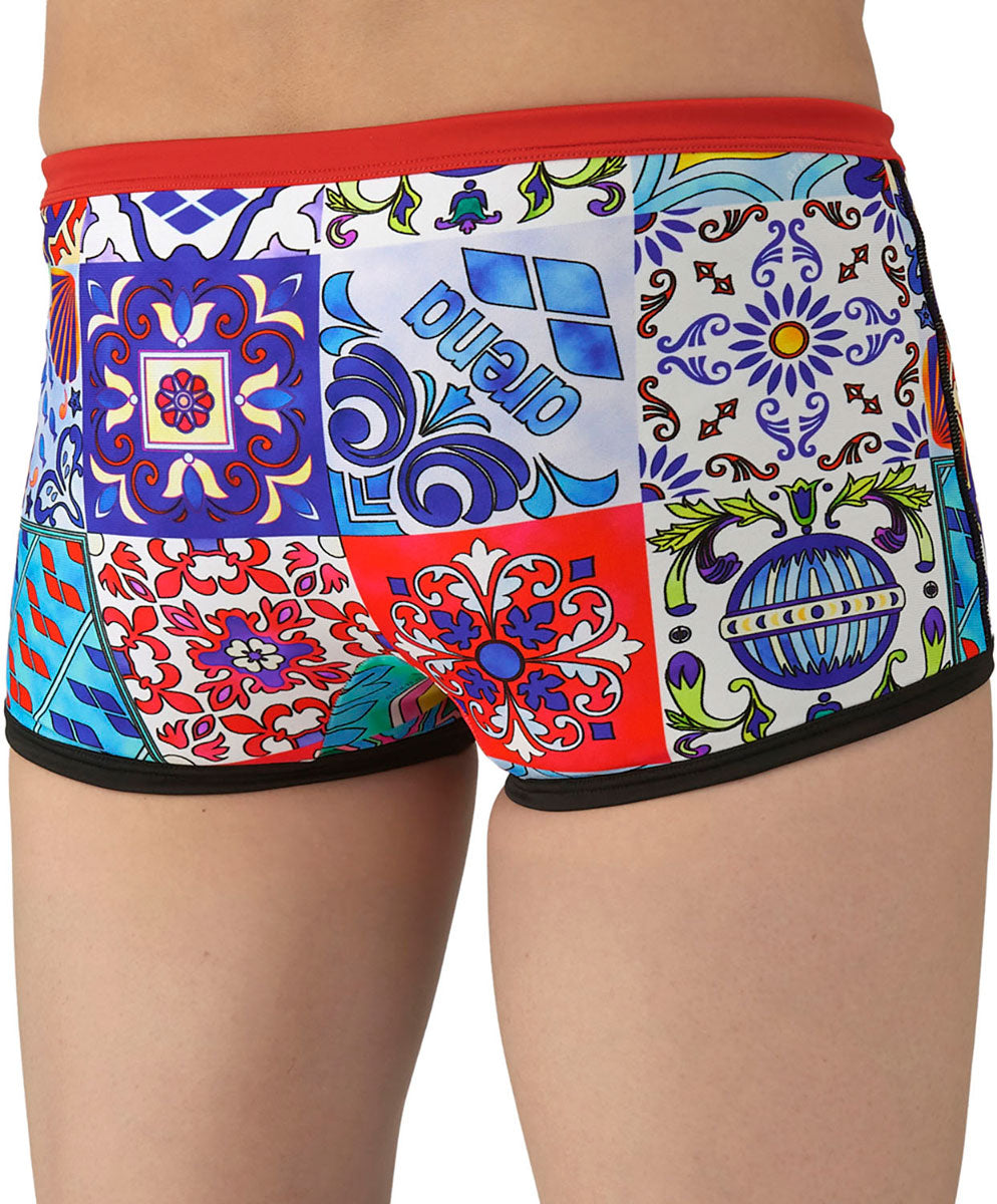 メンズ 競泳トレーニング水着 スパッツ ショートレッグ 水泳 練習用