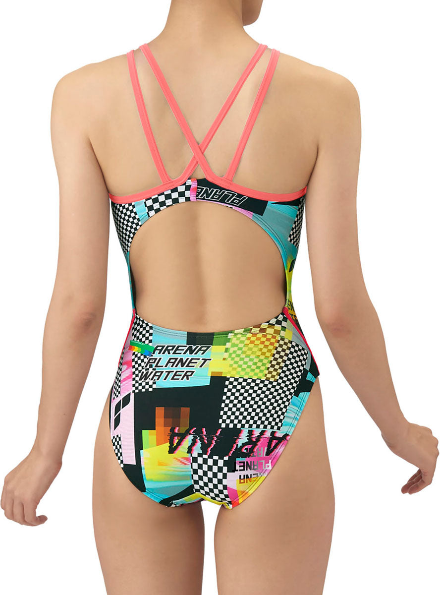 レディース 競泳トレーニング水着 ワンピース オープンバック 水泳 練習用