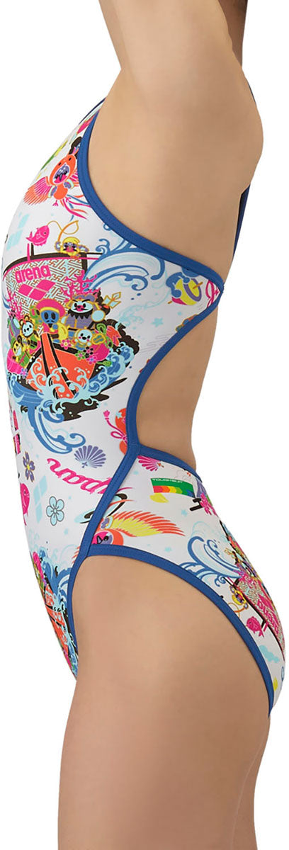 レディース 競泳トレーニング水着 ワンピース オープンバック 水泳 練習用