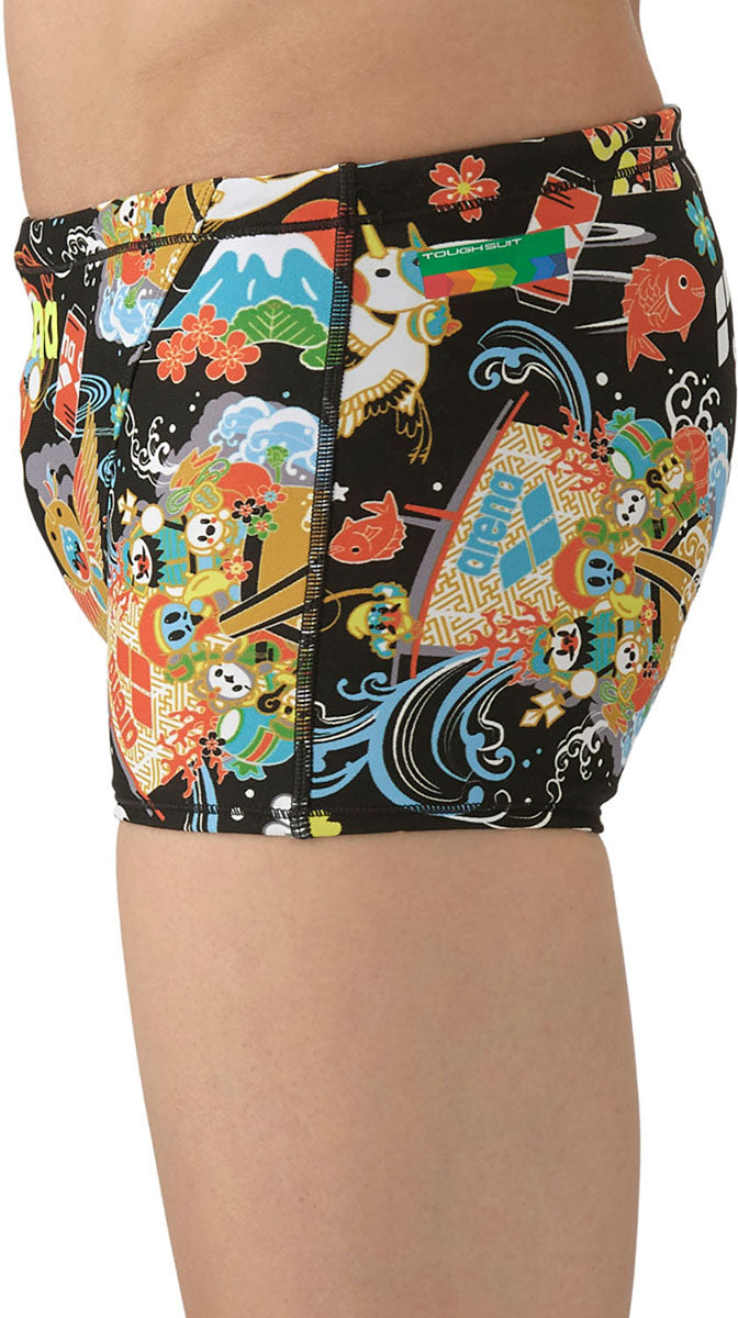 メンズ 競泳トレーニング水着 スパッツ ショートレッグ 水泳 練習用