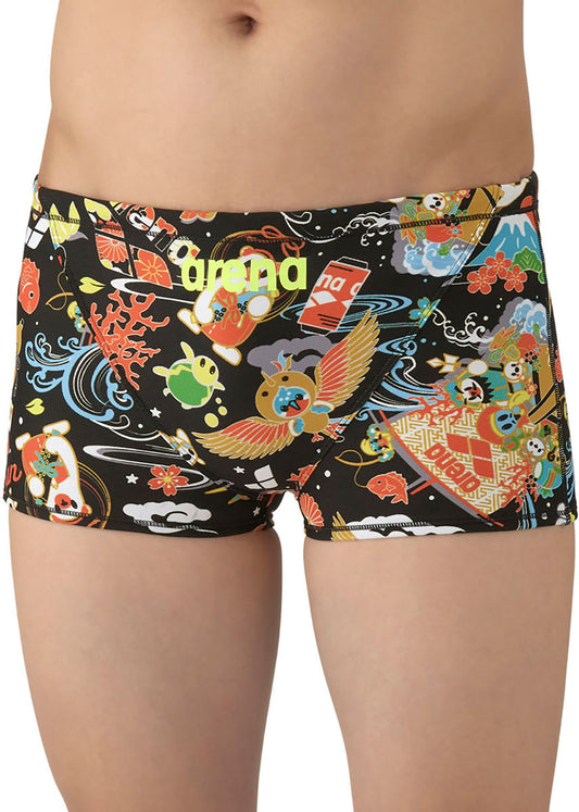 メンズ 競泳トレーニング水着 スパッツ ショートレッグ 水泳 練習用