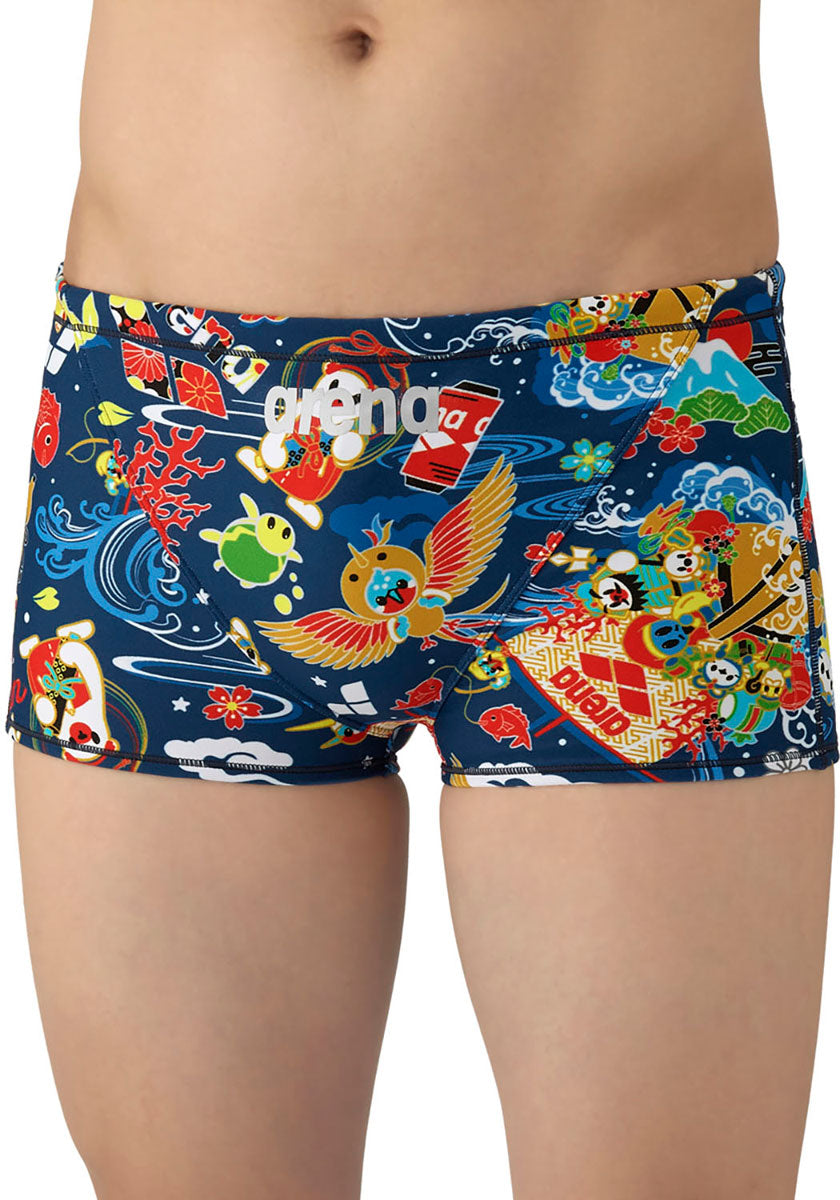 メンズ 競泳トレーニング水着 スパッツ ショートレッグ 水泳 練習用