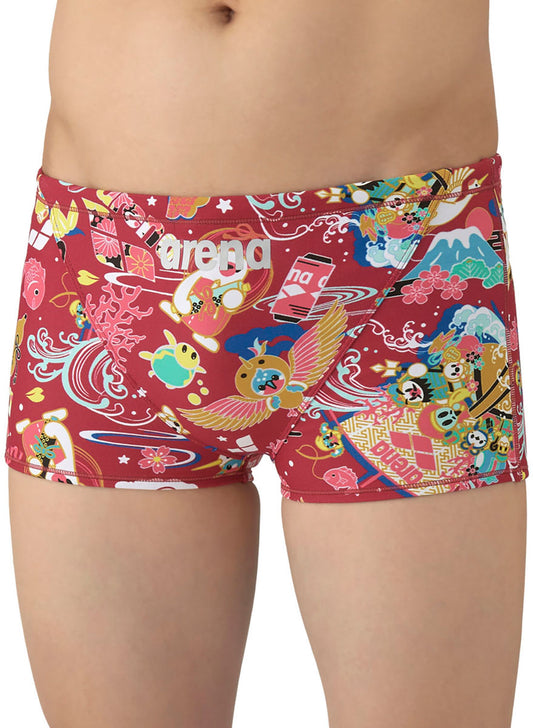 メンズ 競泳トレーニング水着 スパッツ ショートレッグ 水泳 練習用