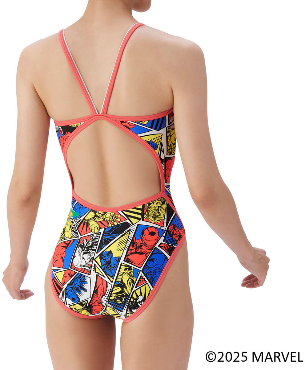 レディース 競泳トレーニング水着 ワンピース オープンバック 水泳 練習用