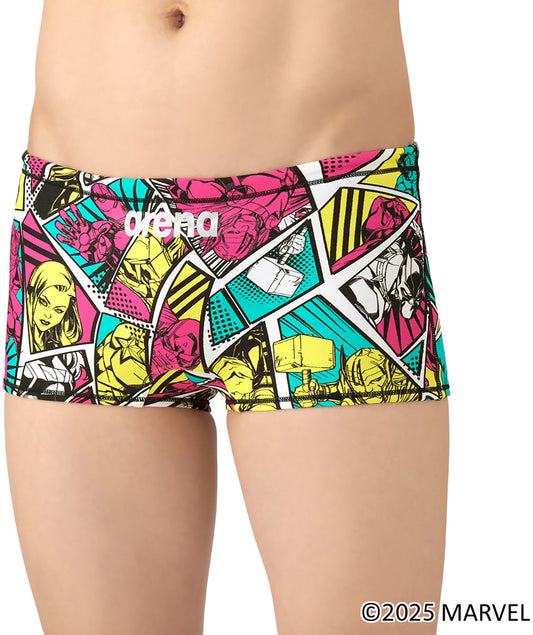 メンズ 競泳トレーニング水着 スパッツ ショートレッグ MARVEL