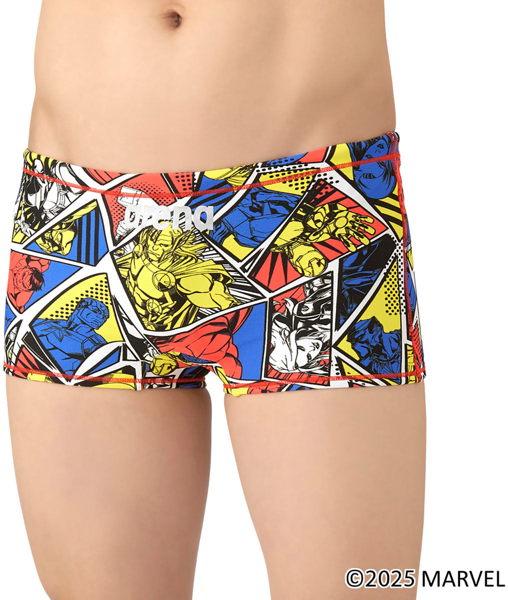 メンズ 競泳トレーニング水着 スパッツ ショートレッグ MARVEL