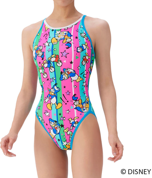 レディース 競泳トレーニング水着 ワンピース オープンバック 水泳 練習用