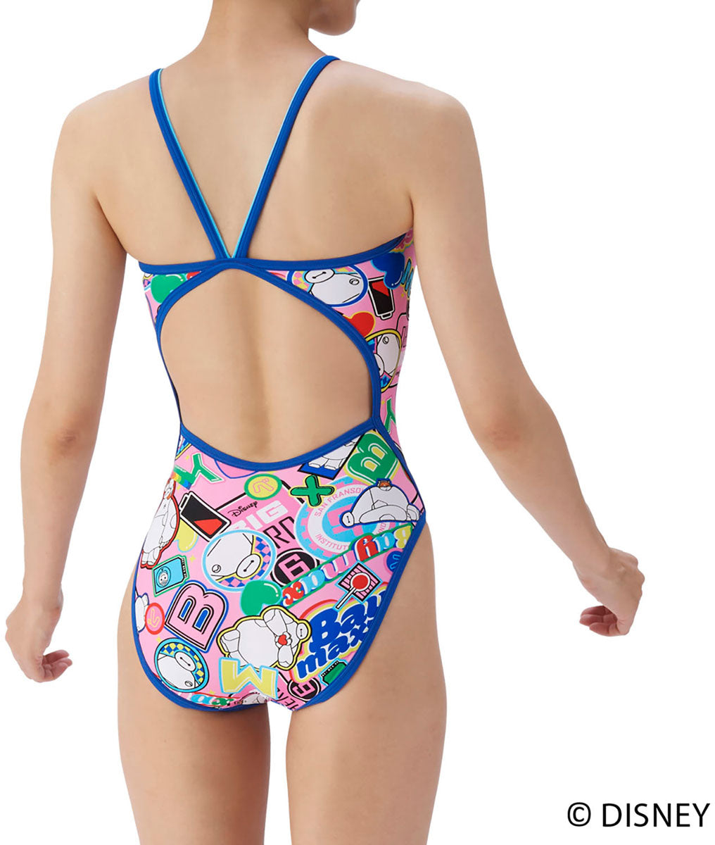 レディース ディズニー ベイマックス 競泳トレーニング水着 ワンピース 水泳 練習用