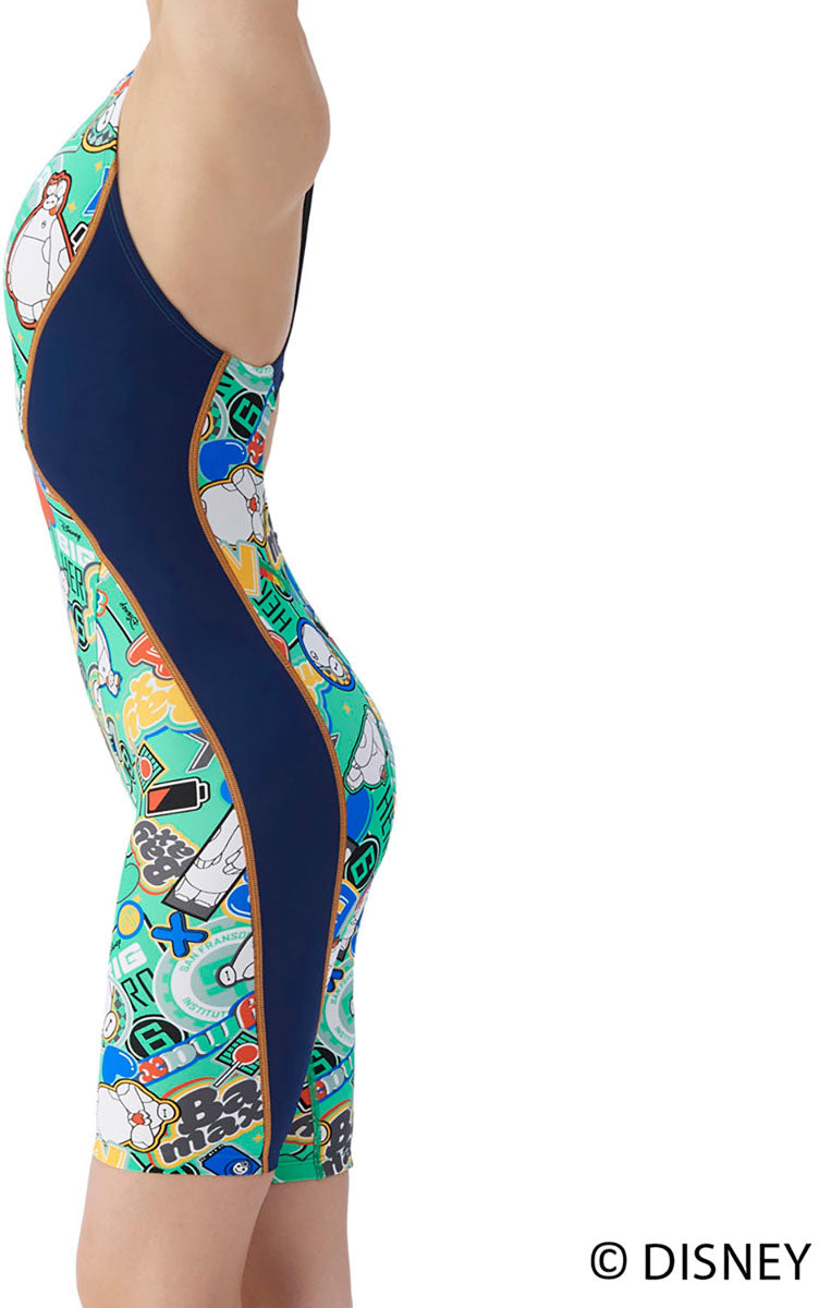 レディース ディズニー ベイマックス 競泳トレーニング水着 ワンピーススパッツ