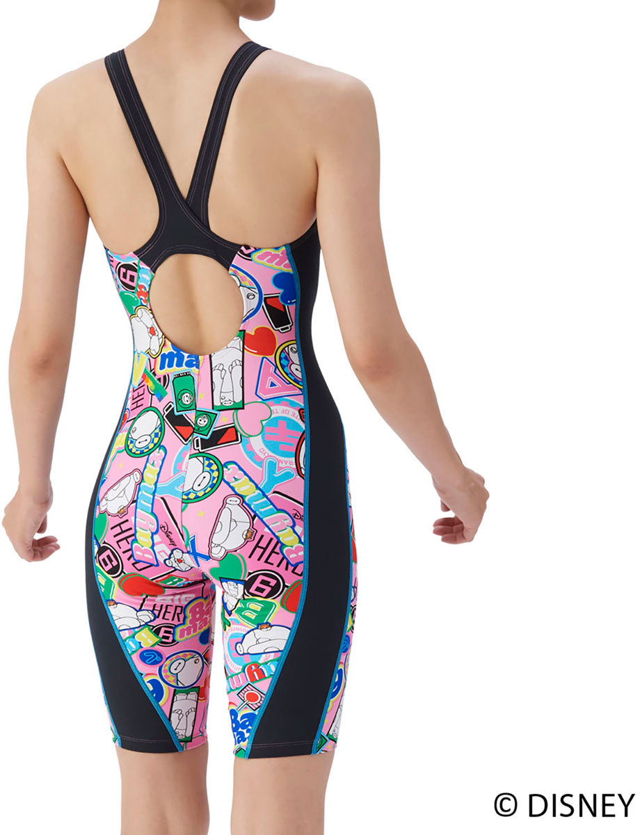 レディース ディズニー ベイマックス 競泳トレーニング水着 ワンピーススパッツ