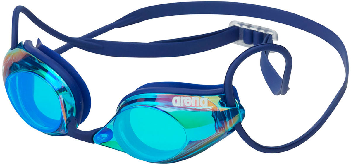 【スプラッシュ】レーシングゴーグル ミラーレンズ、リノンくもり止め、FINA承認