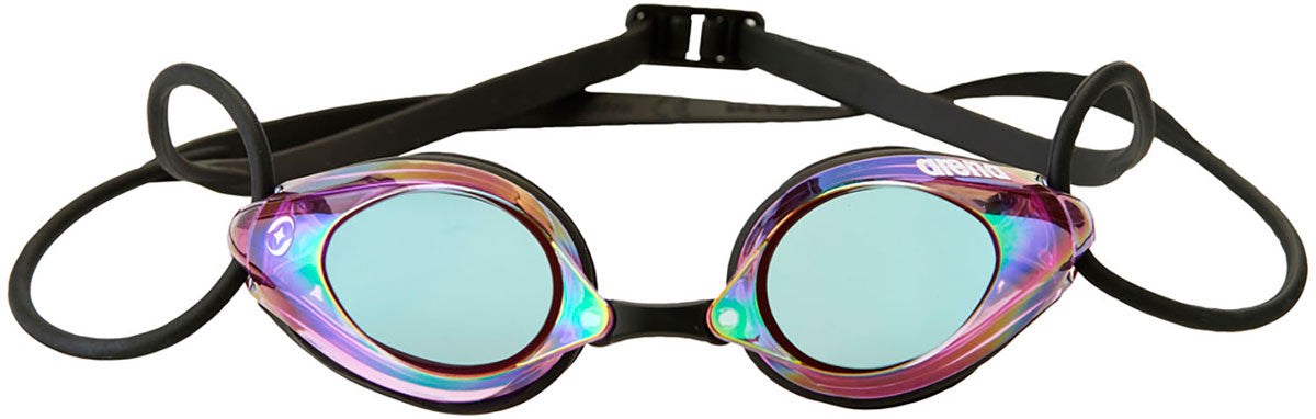 【スプラッシュ】レーシングゴーグル ミラーレンズ、リノンくもり止め、FINA承認