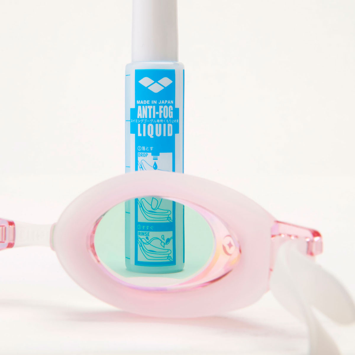 【トレンティ】ジュニアゴーグル ミラーレンズ、FINA承認