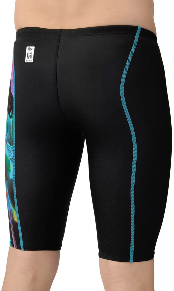 メンズ 競泳水着 レーシングスパッツ ハーフレッグ FINA承認 WA承認 水泳