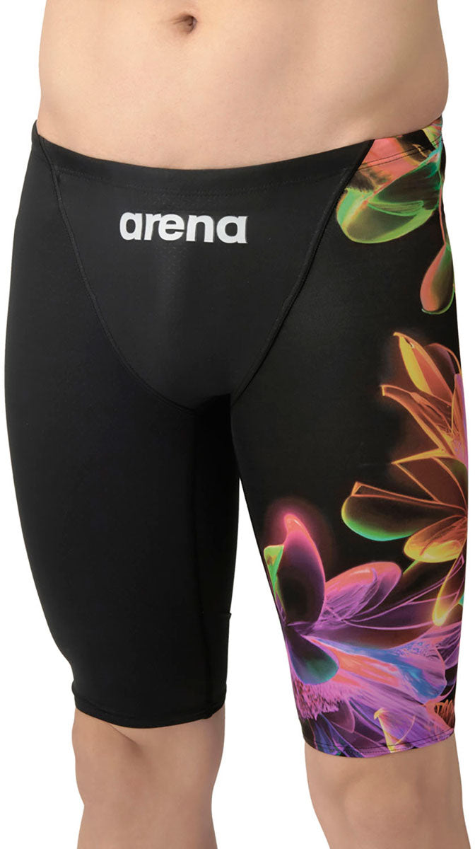 メンズ 競泳水着 レーシングスパッツ ハーフレッグ FINA承認 WA承認 水泳