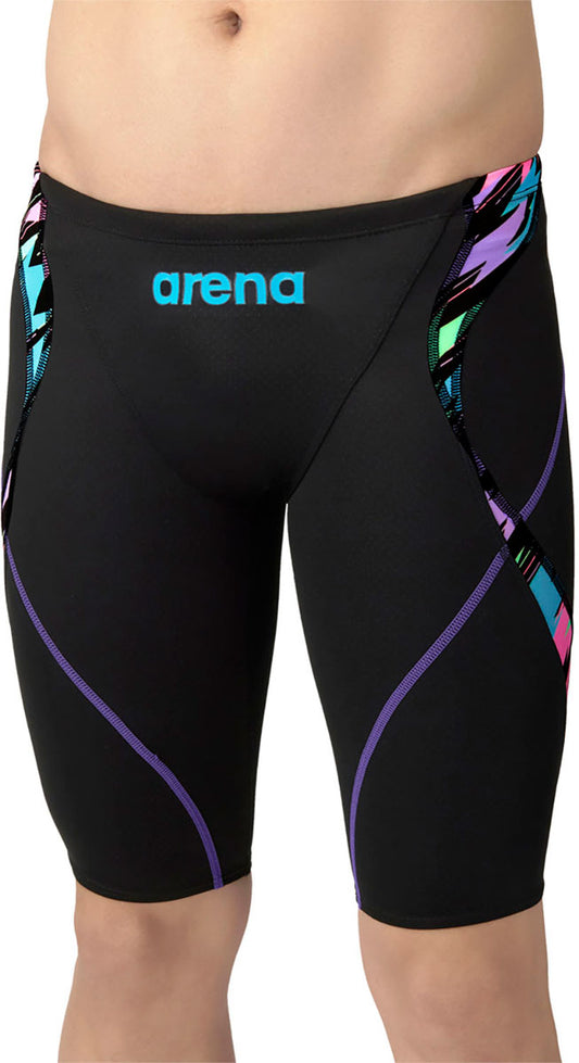 メンズ 競泳水着 レーシングスパッツ ハーフレッグ FINA承認 WA承認 水泳