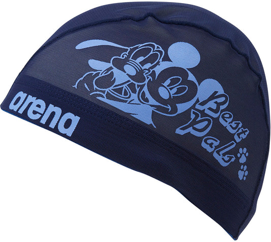 ディズニー メッシュキャップ ラバープリント 水泳 練習用 スイムキャップ