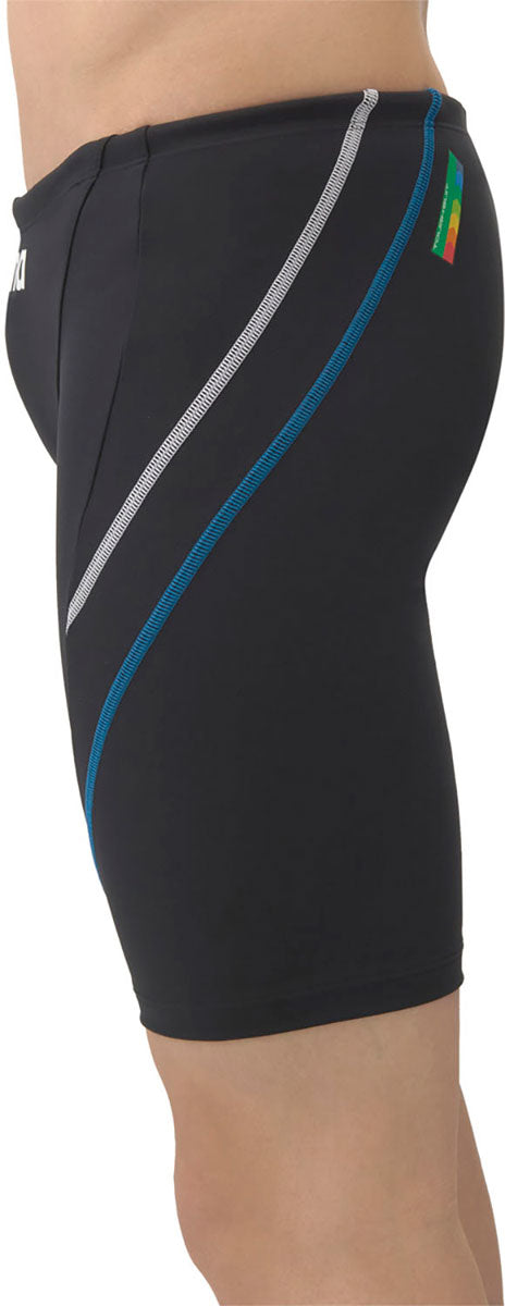 ジュニア ボーイズ 競泳トレーニング水着 スパッツ ハーフレッグ 水泳 練習用 男の子