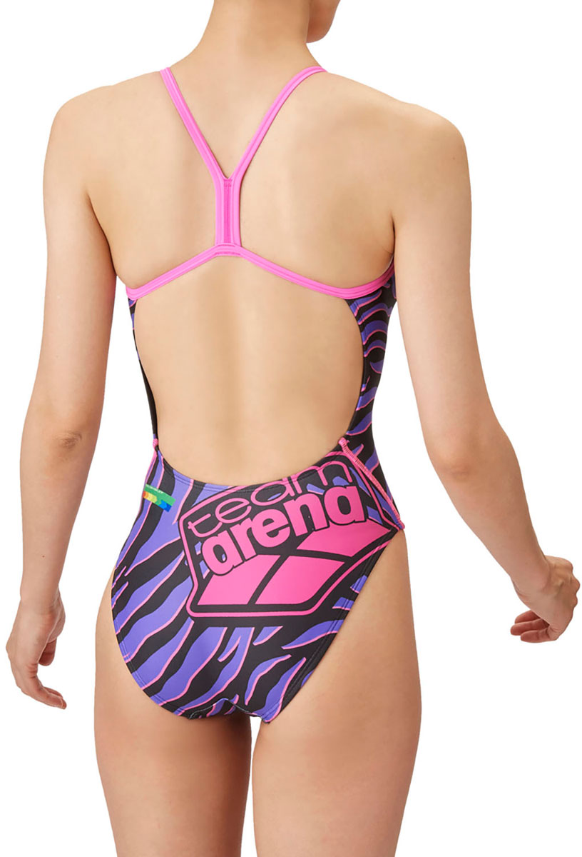 レディース 競泳トレーニング水着 ワンピース オープンバック 水泳 練習用