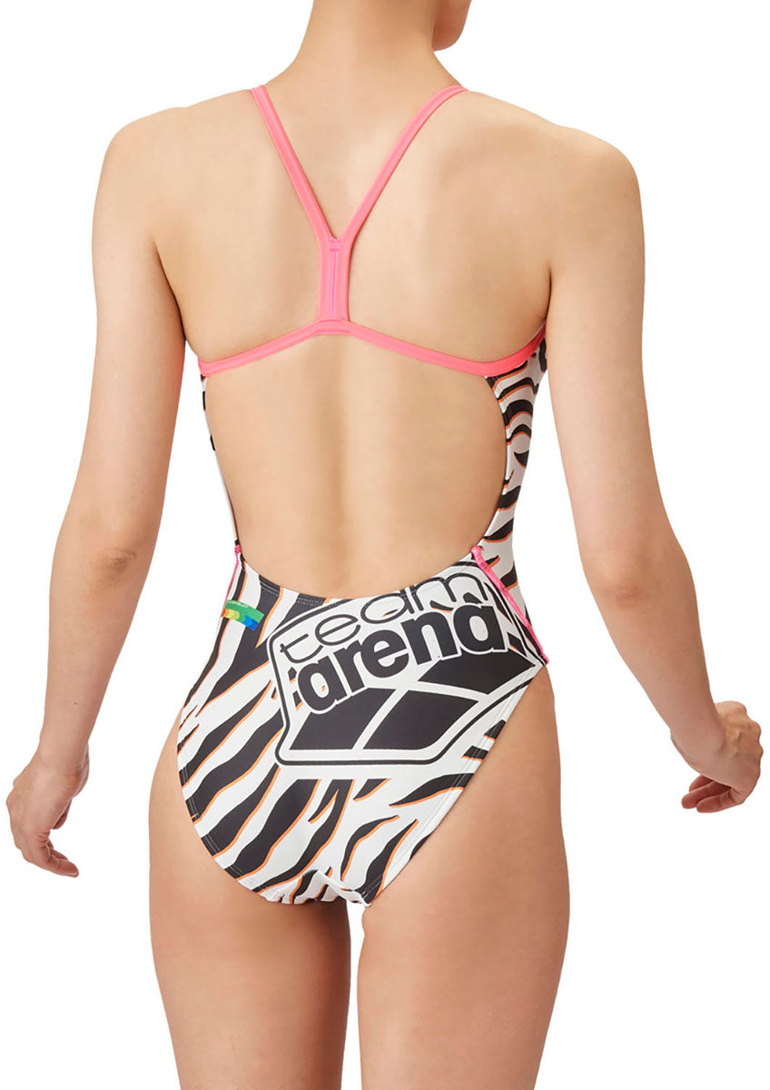 レディース 競泳トレーニング水着 ワンピース オープンバック 水泳 練習用